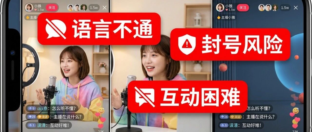 外贸直播的三大痛点,翻容译语一次解决